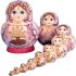 YAKELUS 10pcs Russian Nesting Dolls Matryoshka handmade1075