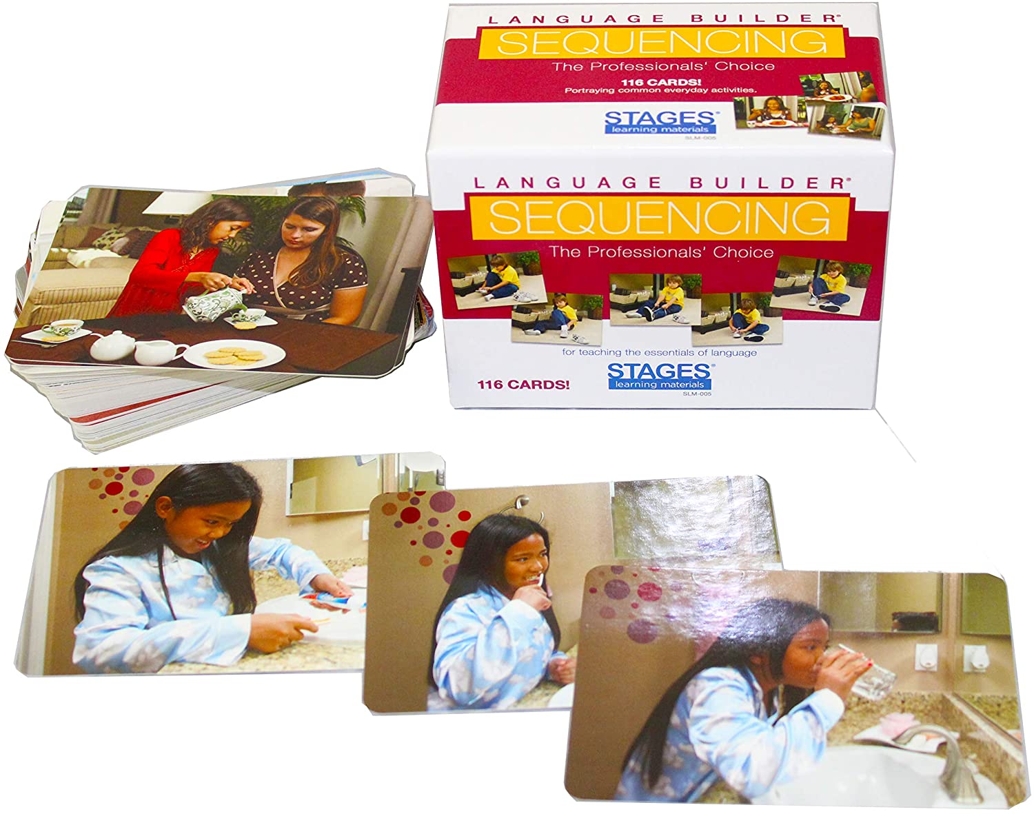 Stages Learning Materials Slm005 Language Builder Picture Cards Sequencing for sale online 