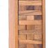 Logica Puzzles Art. Condo - Wooden Tumbling Stacking Tower - Teak Wood with Wooden Box (Medium)