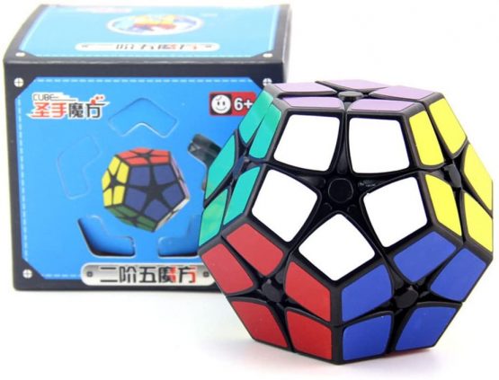 Noir HJXDtech-Shengshou Nouveau irrégulière Magic Cube 2x2x2 Megaminx Vitesse Cube 