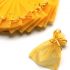 Set of 100 Organza Bag Party Favours, 7 x 9 cm Each gold