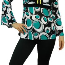 Yummy Bee - Hippie Costume Women - 70s Fancy Dress - Flower Power Costume Ladies - Plus Size 6-18 - Flower Power Hippy Outfit