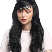 WIG ME UP - 91013-ZA103-ZA615 Lady Party Wig Halloween Fancy Dress black beehive hairbun Spanish Latin Bolero Tango Senorita