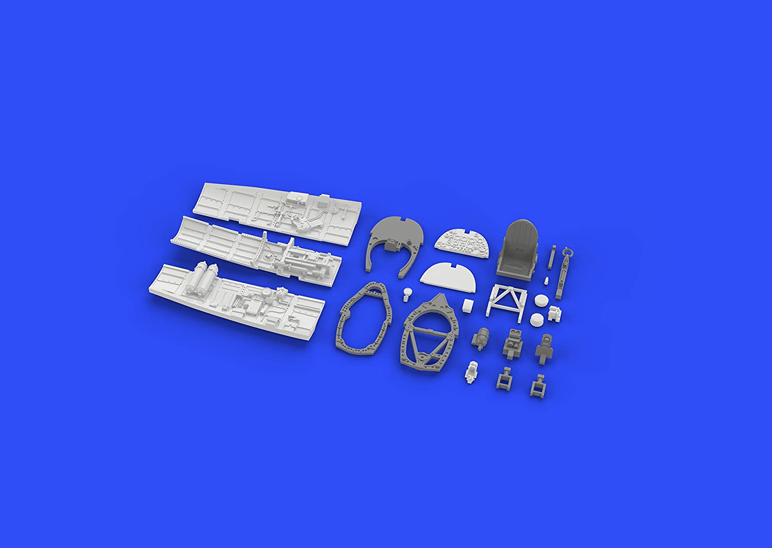 Eduard EDB672112 Brassin 1:72-Spitfire Mk Cockpit kit, Various