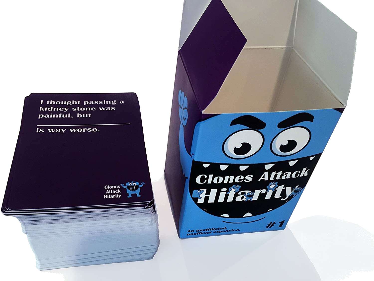APOSTROPHE Games Clones Attack Hilarity #1, 150 Card Expansion Pack for the World's most Popular Party Game - Image 3
