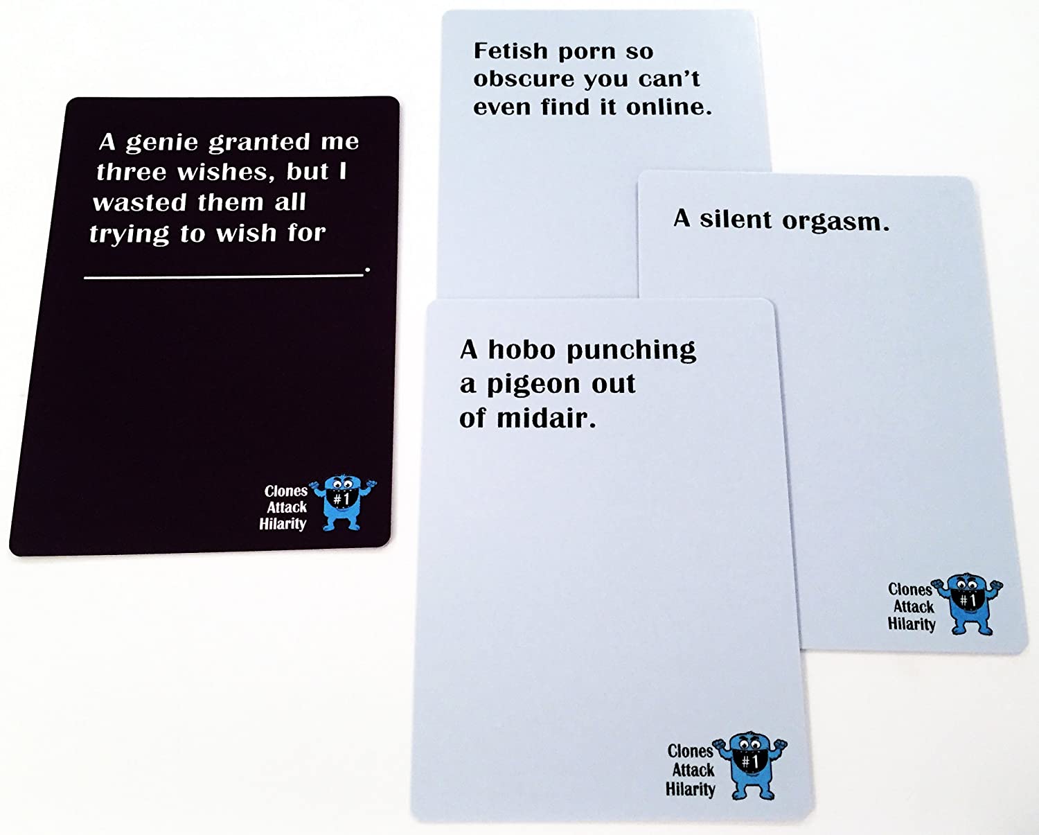 APOSTROPHE Games Clones Attack Hilarity #1, 150 Card Expansion Pack for the World's most Popular Party Game - Image 4