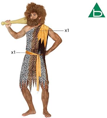 ATOSA Caveman / Cavewoman Kostüm Größe XL | Karnevalskostüm Mit Verstärkten Nähten, Bequemer Passform
