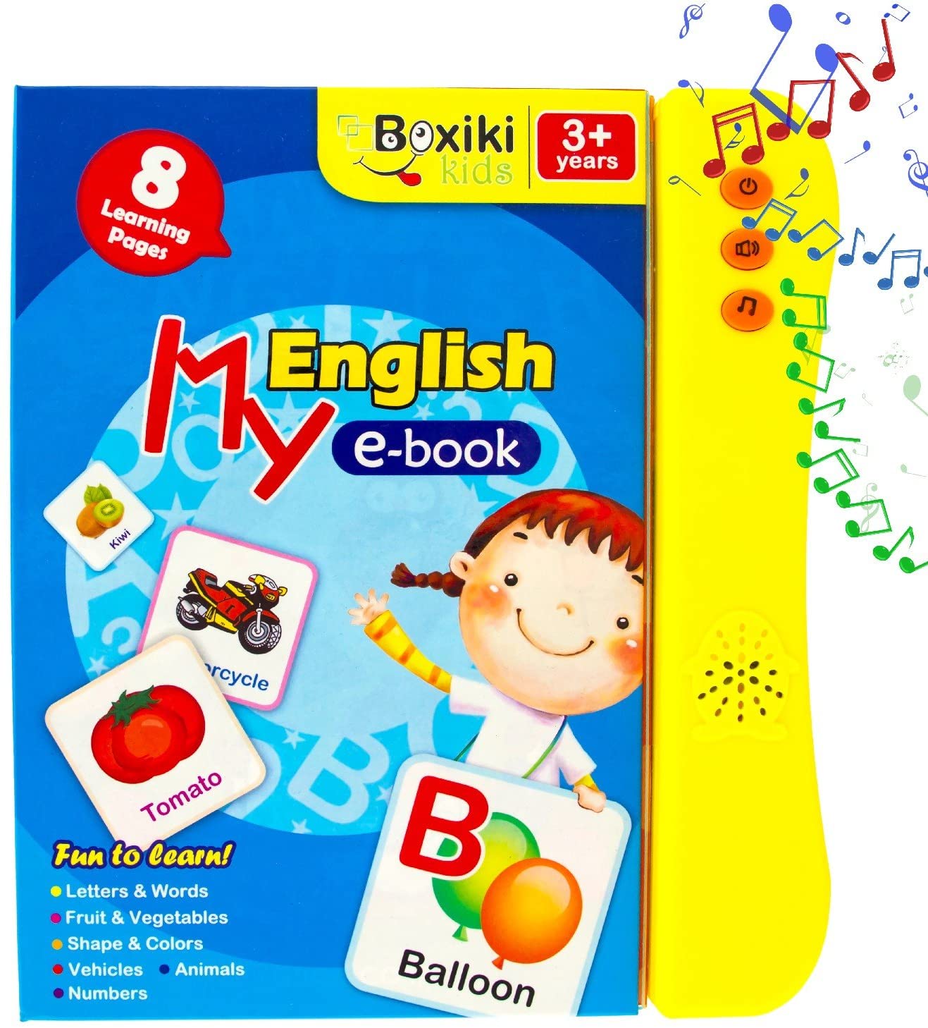 BoxikiキッズBoxiki Kids ABC Sound Book For Children / English Letters & Words Boxiki kids ABC Sound Book for Children &frasl; English Letters \u0026 Words