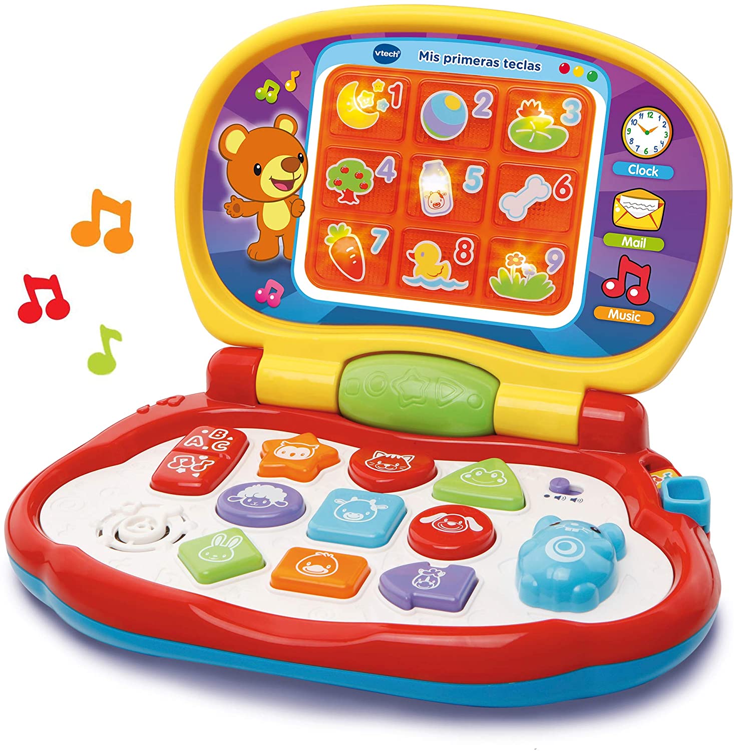 VTech-Mis First Keys Computer Kids with Three Game Modes Teaching ...