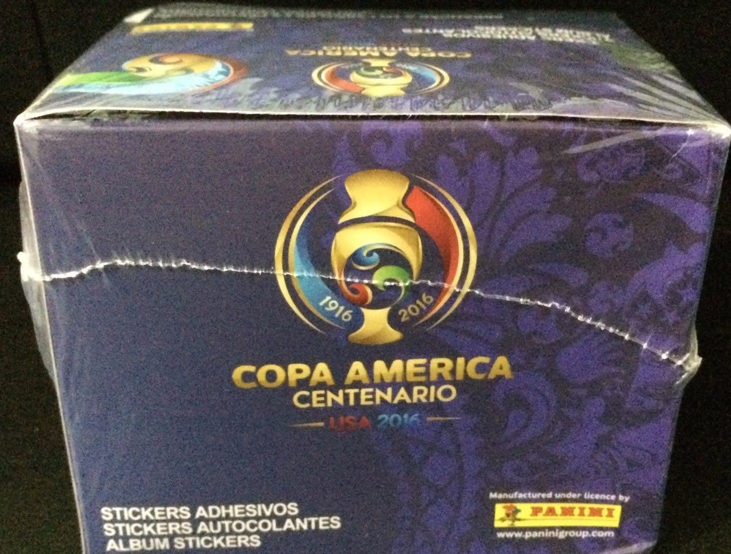 Panini USA 2016 Copa America CENTENARIO complete 50 packs box , Total ...