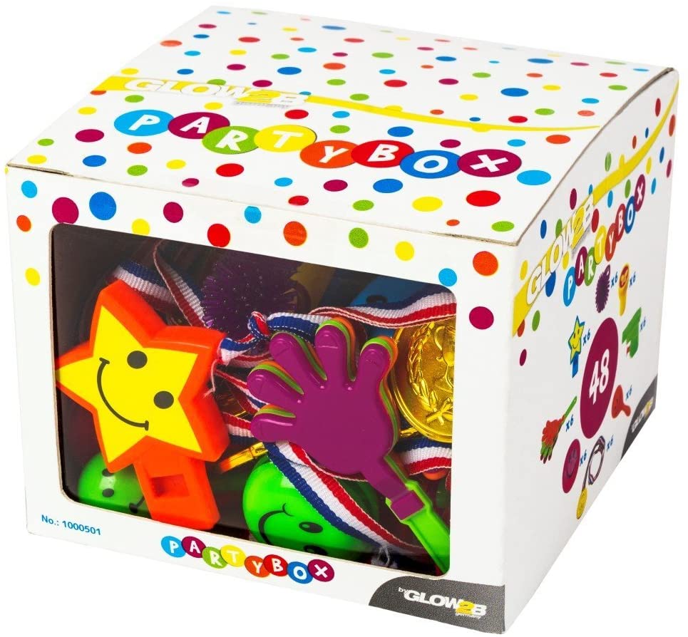 Glow2B Germany 1000501 – Party Box (48 Pieces) – TopToy