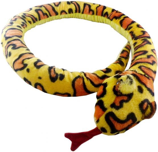 yellow plush snake