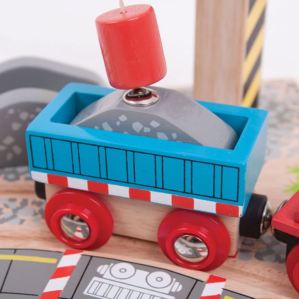 Bigjigs Rail Wooden Gravel Crane - Other Major Wood Rail Brands are Compatible - Image 4