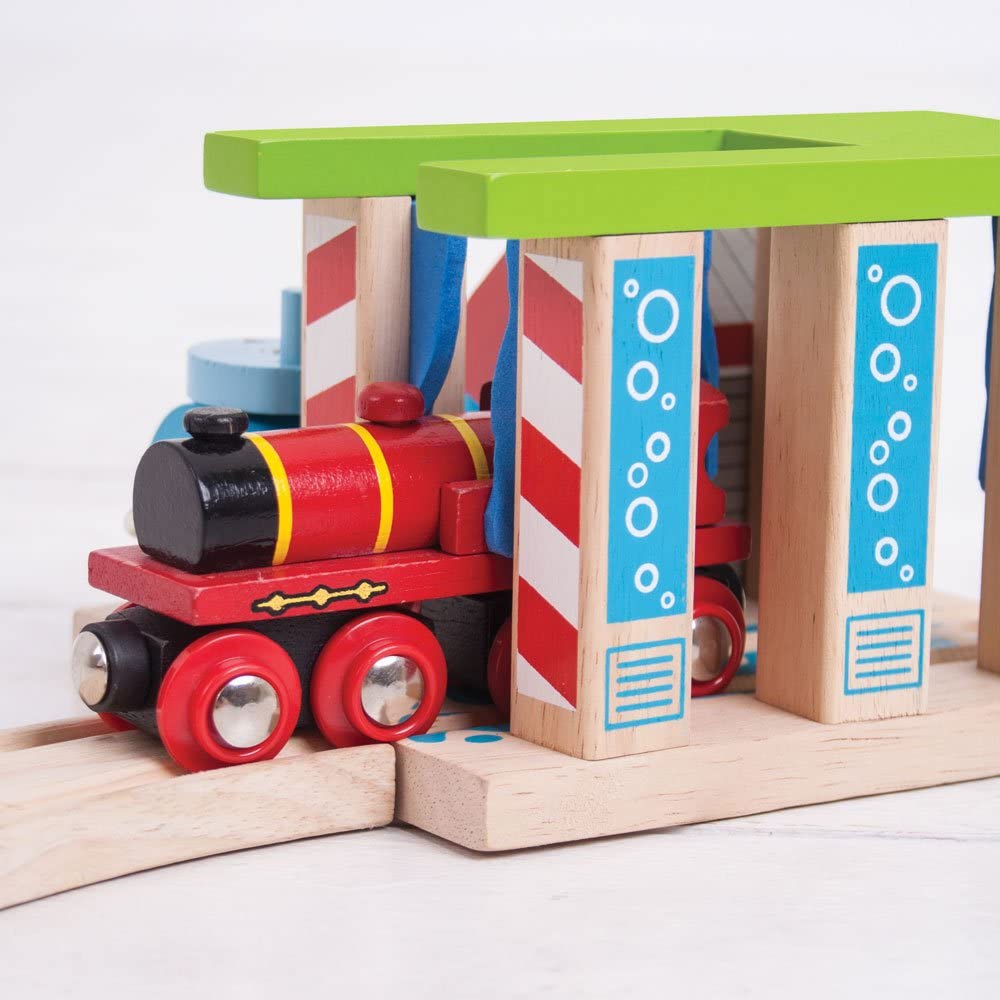 Bigjigs Rail Wooden Train Washer | Wooden Toys | Bigjigs Train ...