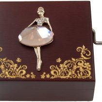 Wingostore Mini Handcrank Music Box Tune of Fur Elise(Ballerine)