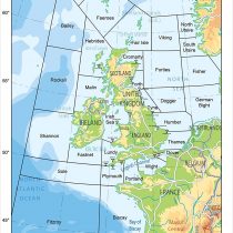 United Kingdom Shipping Forecast Regions Map (A2 Size 42 x 59.4 cm)