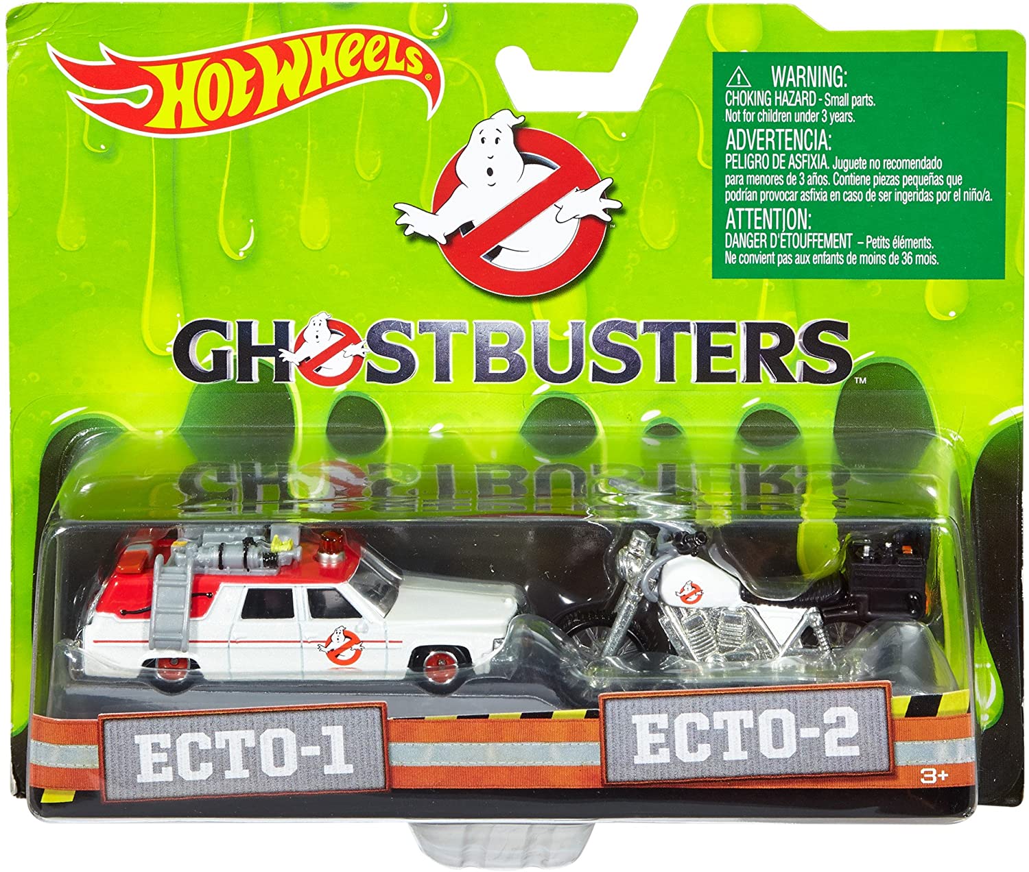 Hot Wheels DRW73 Ghostbusters Premium 1 and Ecto 2 Miniature Models (Pack of 2) - Image 3