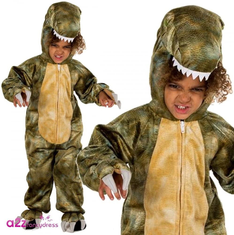 T-Rex Onesie (Official Natural History Museum) Kids Dinosaur Costume, 5 ...