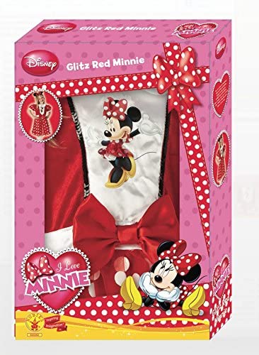 Disney Minnie Maus Kostüm In Größe L – Originales Rotes Kleid Mit Haarreif In Box