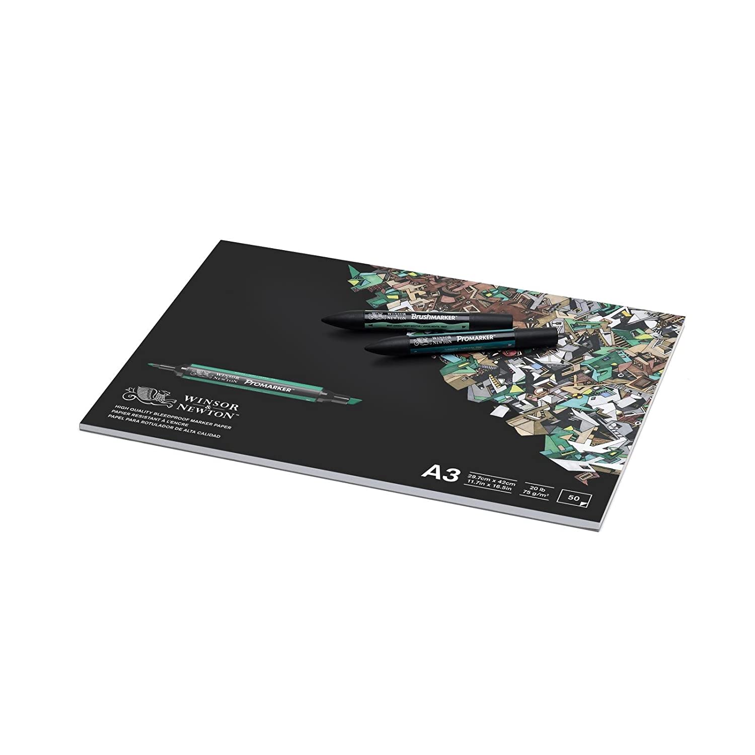 Winsor & Newton A3 Bleedproof Paper (Pack of 50 Sheets) TopToy