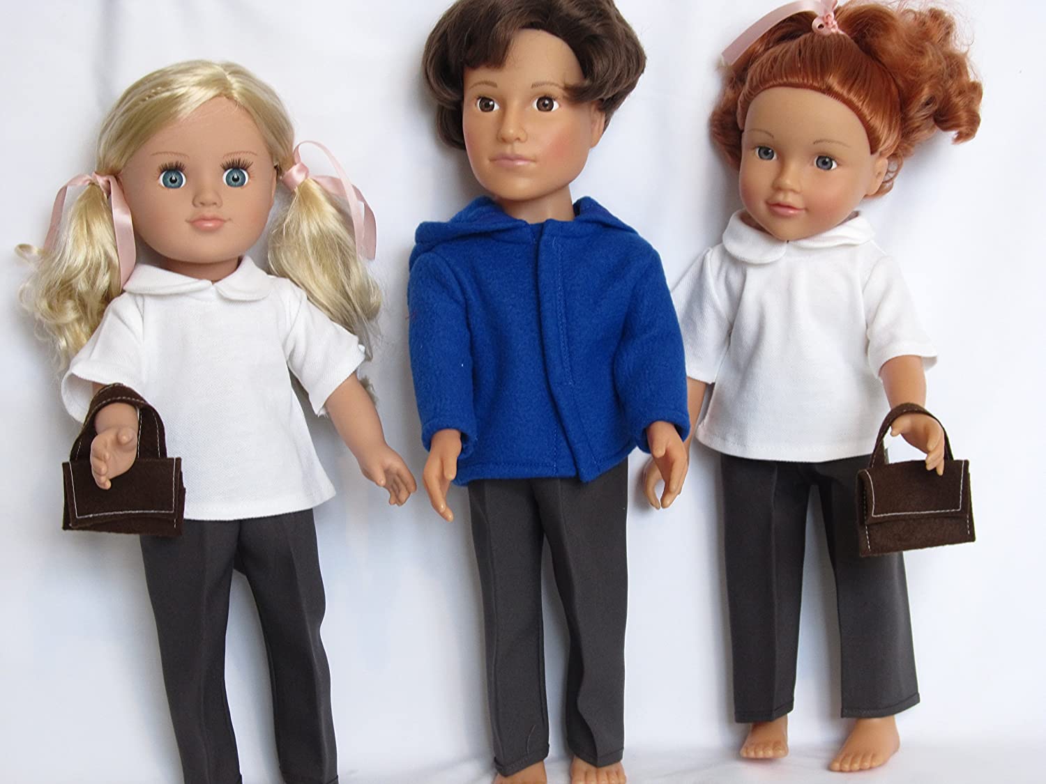 Dollies Boutique Blue winter school uniform with backpack for