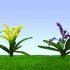 JT Flower Plants Assorted, 3/4", O-Scale, (30 pack)