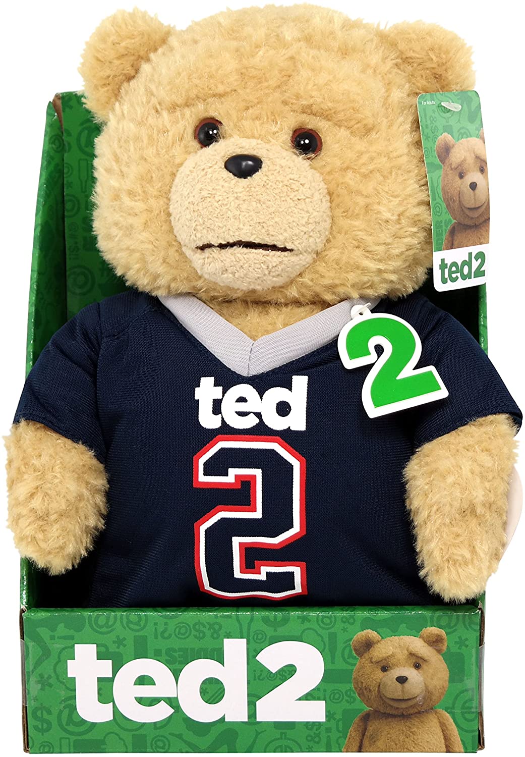 Ted 2 Rayed R Ted 2 11″ Talking Plush Ted In Football Jersey (Rated R) – TopToy