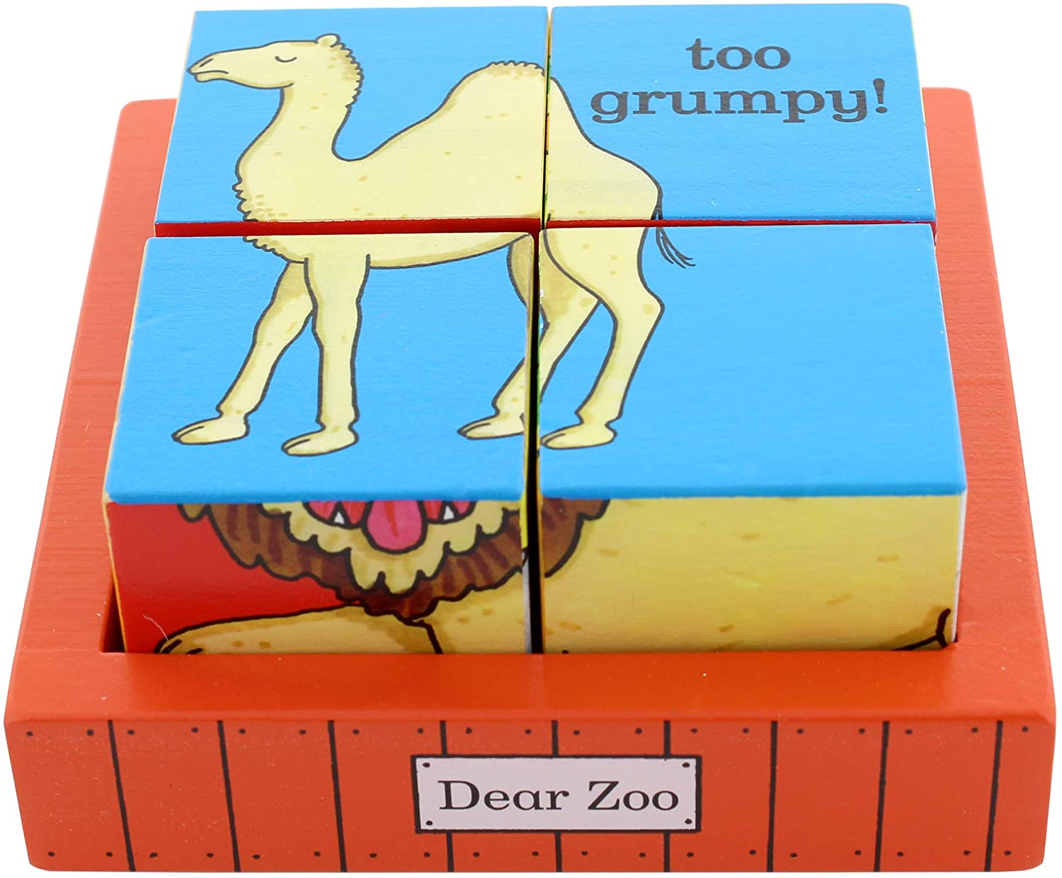 Dear zoo wooden puzzle hot sale blocks