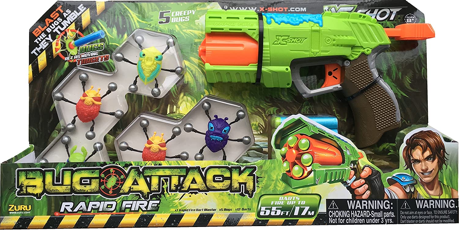 X Shot Rapid Fire Bug Blaster TopToy