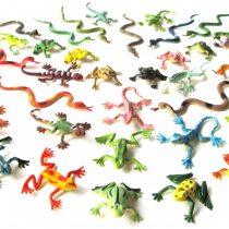 Miniblings 36X Snakes Frogs Lizards Salamander Animal Figurines Toy Figure Figures Figuriness Reptiles