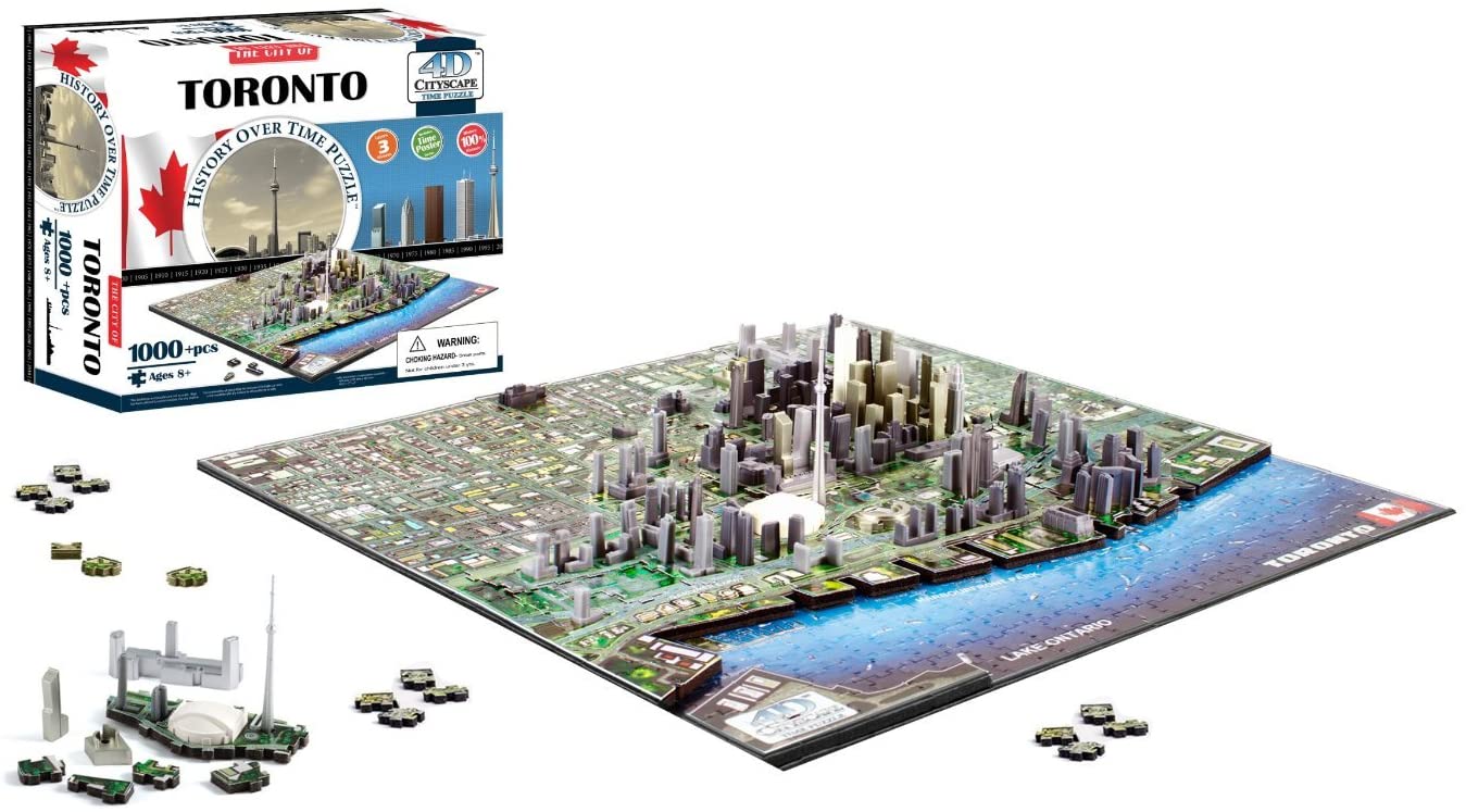 4D Cityscape 4D Toronto Cityscape Time Puzzle TopToy