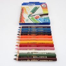 a2bsales 12 Lyra Ferby - Chunky Coloured Pencils - Triangular 12cm - Pre School Art