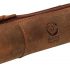 Leather Pencil Case - Handmade Zippered Pen Pouch for School, Work & Office by Rustic Town