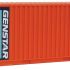 Walthers Corn Trims 531755&nbsp;Container Gen Star Model Kit