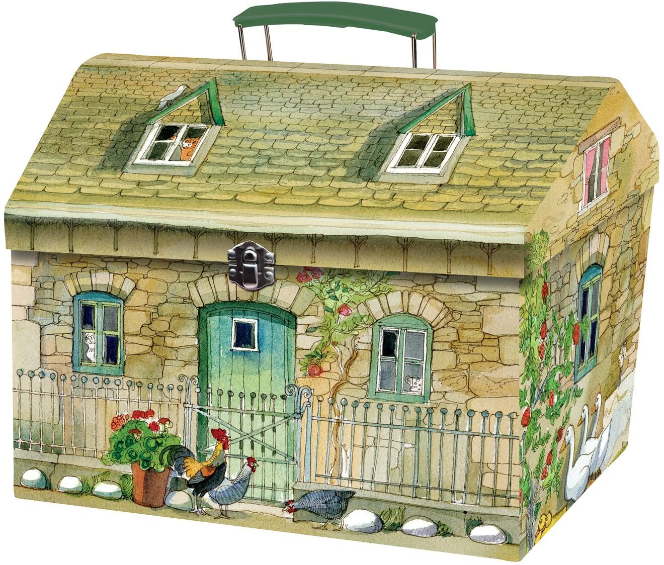 Emma Bridgewater Polka Dot 19 Piece Melamine Tea Set in House Carry Box