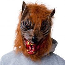 Werewolf horror mask, Halloween mask, werewolf full mask, carnival mask