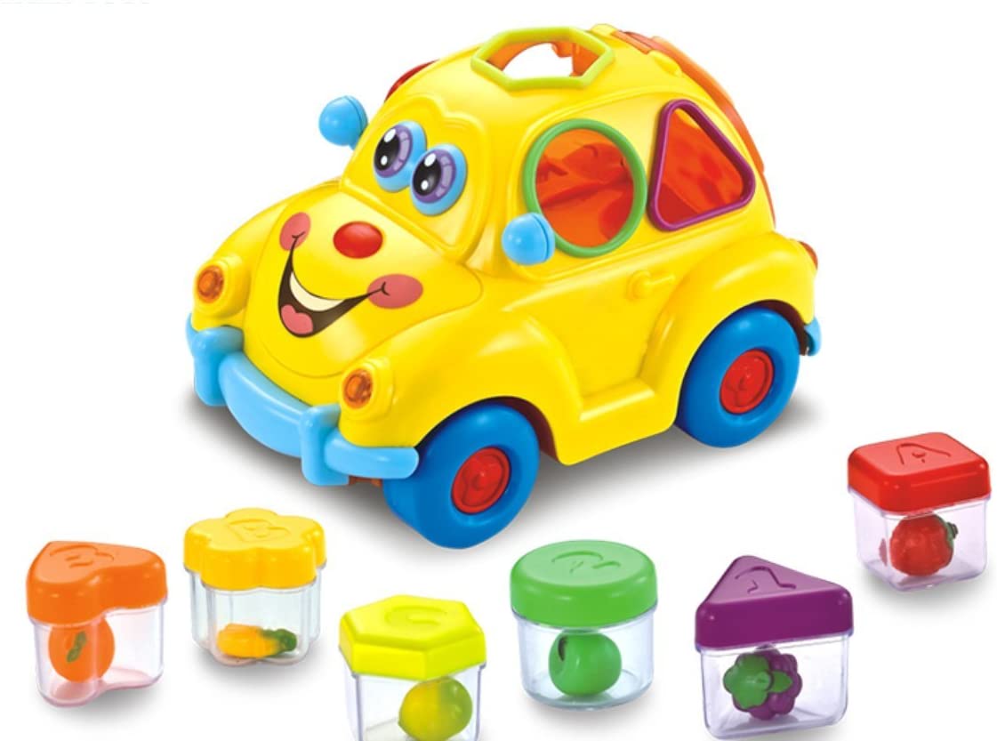 EastSun Baby Car Toy Age 1 Year with Music & Light & Fruits, Early