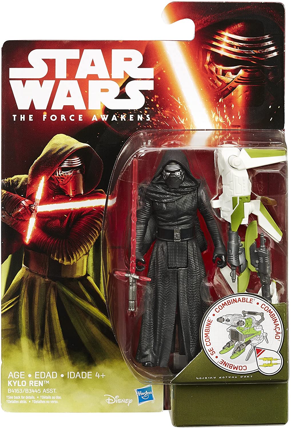 Star Wars The Force Awakens Forest Mission Kylo Ren Figure with Accessories, 3.75-Inch - Image 2