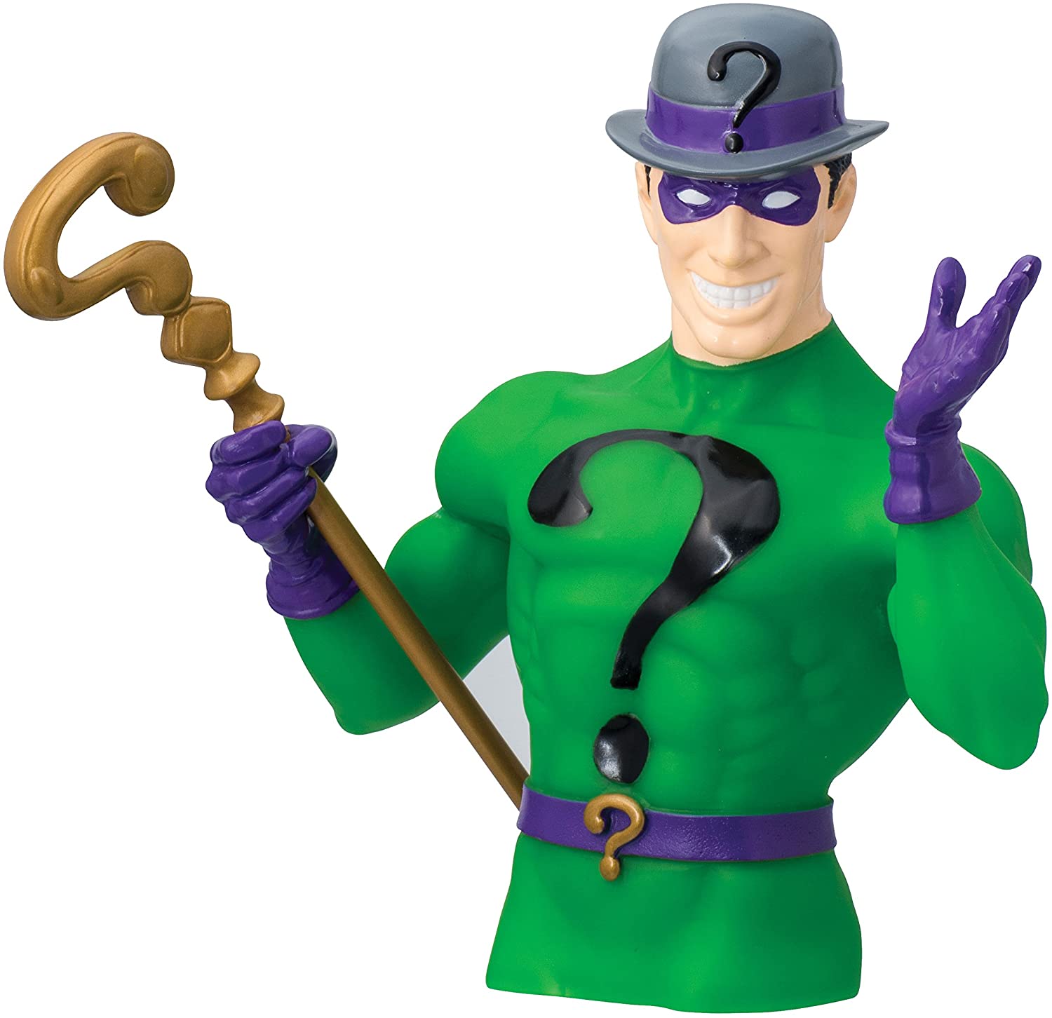 Batman 1966 Riddler Figure Bust Money Coin Bank – TopToy