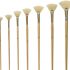 7 FAN / Artist's Brushes for Oil Paint Set Compartments Acrylic