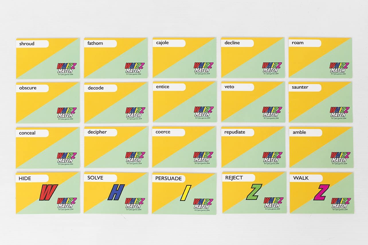 Whizz Match11+synonym card game TopToy