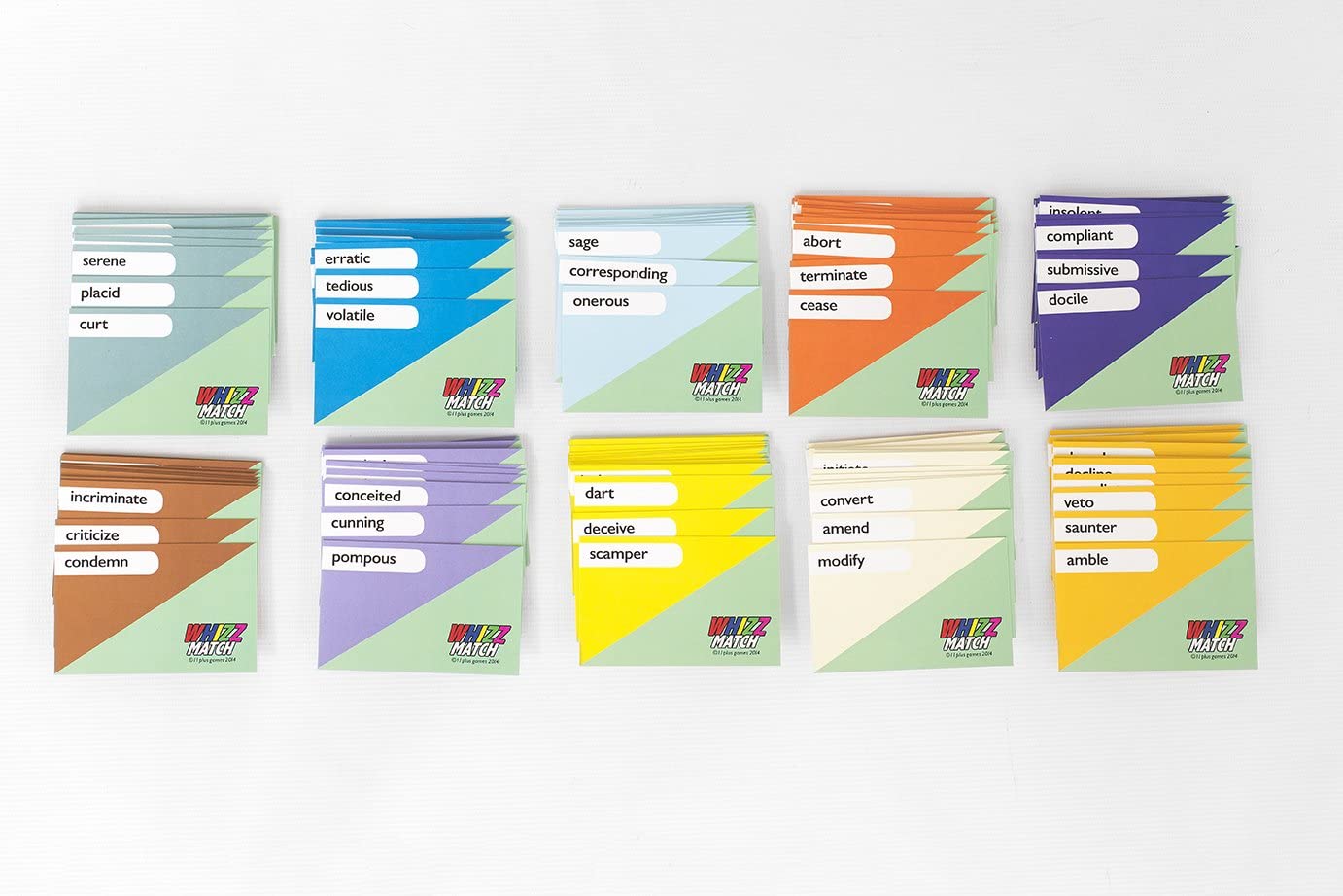 Whizz Match11+synonym card game TopToy