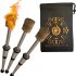 3 x Pulsar Fire Juggling Torches - Cheap Set of Fire Juggling Clubs with Cascade Juggling Bag