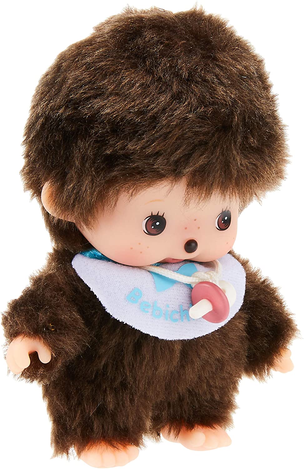 Sekiguchi Original Bebichhichi Boy 235540 Brown Plush with Bib Approx. 15 cm