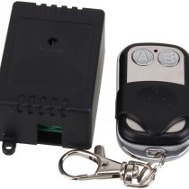 BQLZR AC 220V 10A 1CH 433MHZ Wireless RF Remote Control Switch Transmitter+ Receiver Black