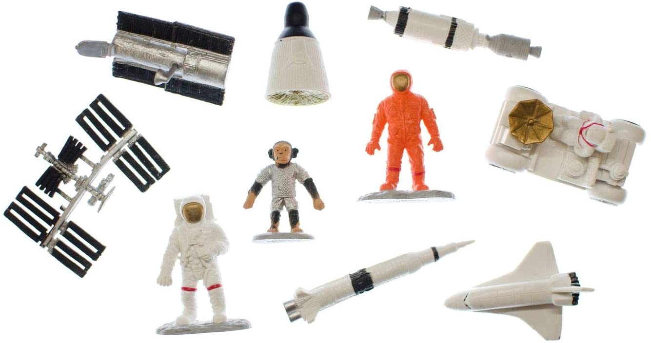 Miniblings 10X Space Set Spaceman Moon Universe Figure Figures