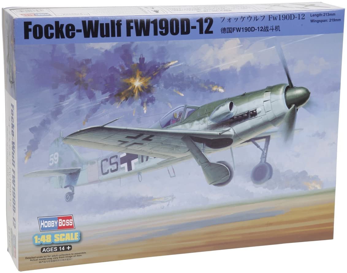 Hobbyboss 1 48 Scale Focke Wulf Fw190d 12 Assembly Kit – Toptoy