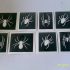30 x Spider Stencils (Mixed) for Glitter Tattoos/Airbrush/face Painting Halloween Gothic Scary Spooky Creepy