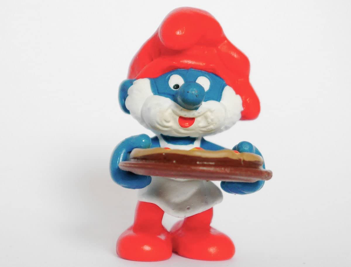 The Smurfs PVC 20180 Papa Smurf (pizza) [parallel import goods] – TopToy