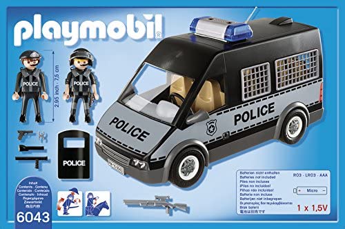 Playmobil City Action Police Van with Lights and Sound 6043 for sale online 
